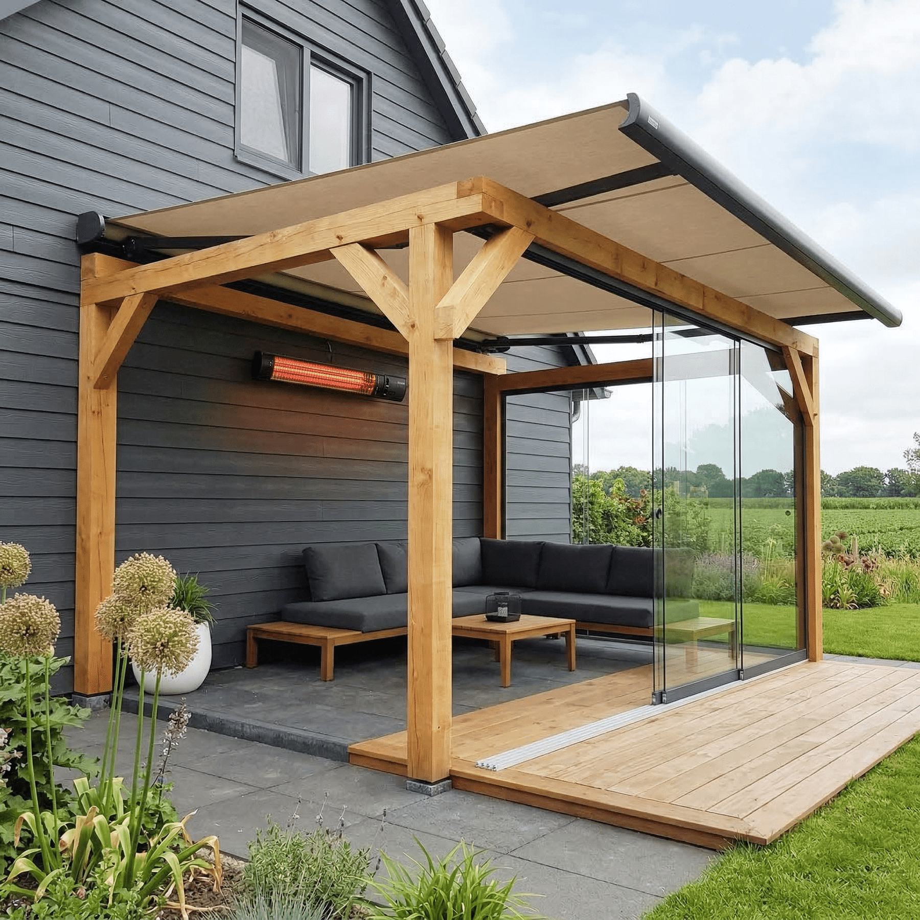 Beste terrasverwarmer voor overkapping (complete koopgids 2026) - Tuinverwarming.com