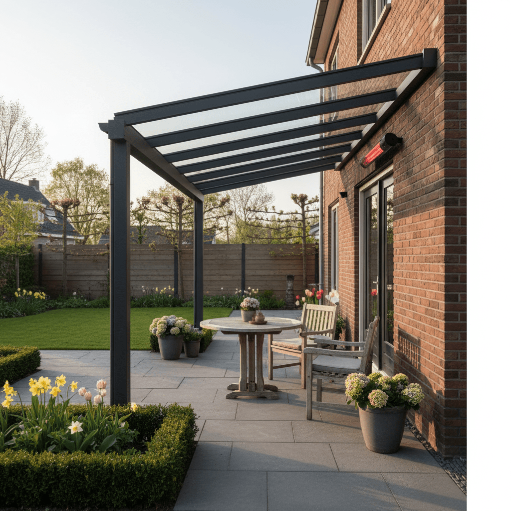 De beste terrasverwarmer voor onder je overkapping – elektrisch of gas?