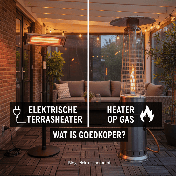 Elektrische terrasheater vs. heater op gas – wat is goedkoper?