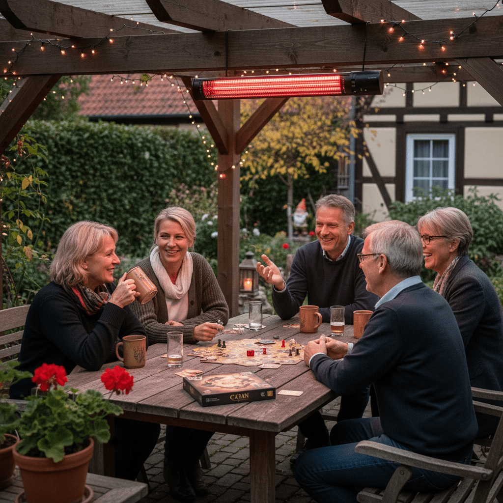 Elektrische terrasverwarmers: het geheim van eindeloze zomeravonden