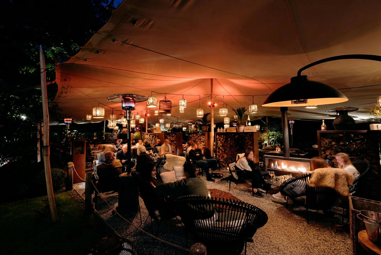 Wat is infrarood verwarming bij terrasverwarmers?