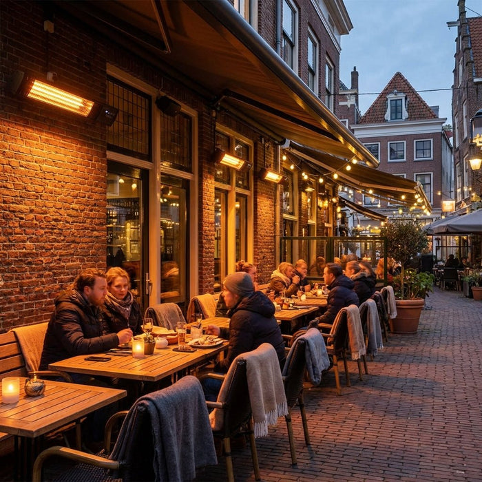 Waarom kiezen voor een terrasverwarmer in de winter? - Tuinverwarming.com