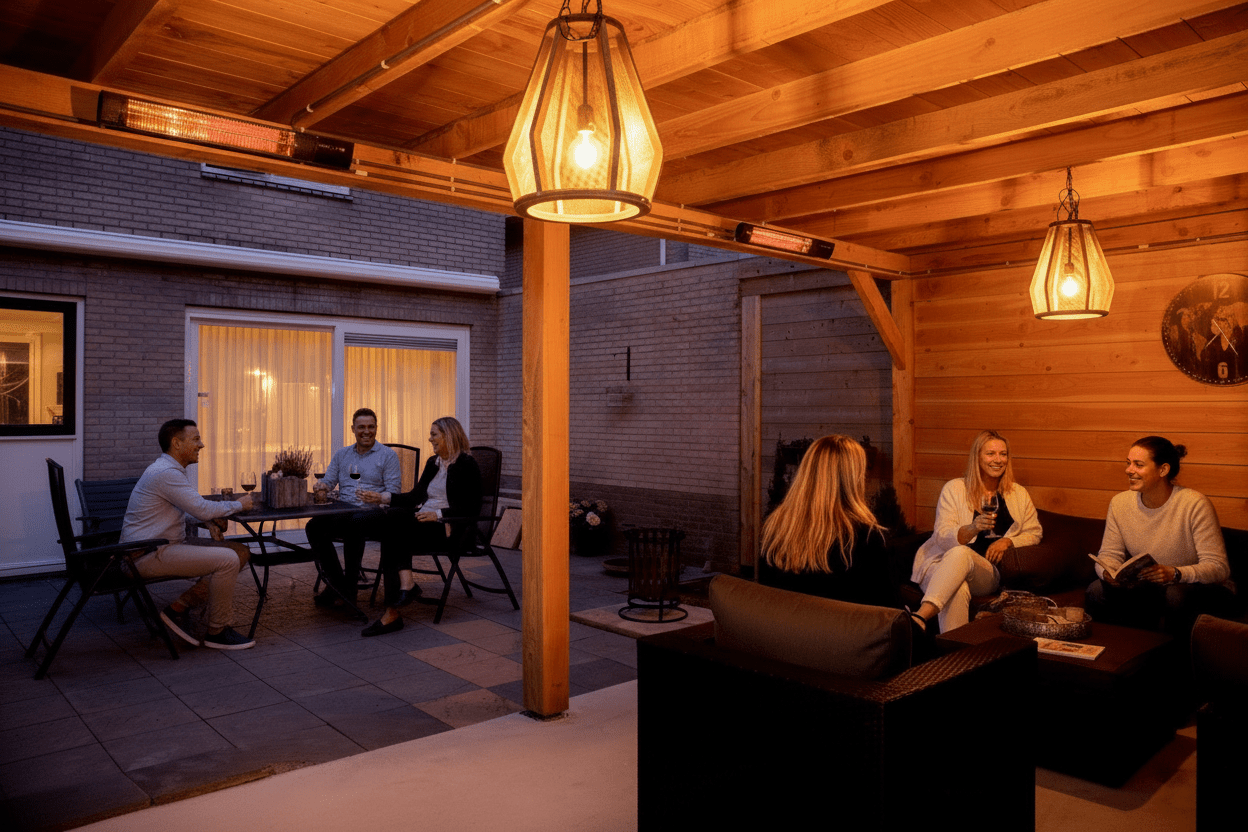 Welke stekker en stoppenkast heb je nodig voor je terrasverwarmer? - Tuinverwarming.com