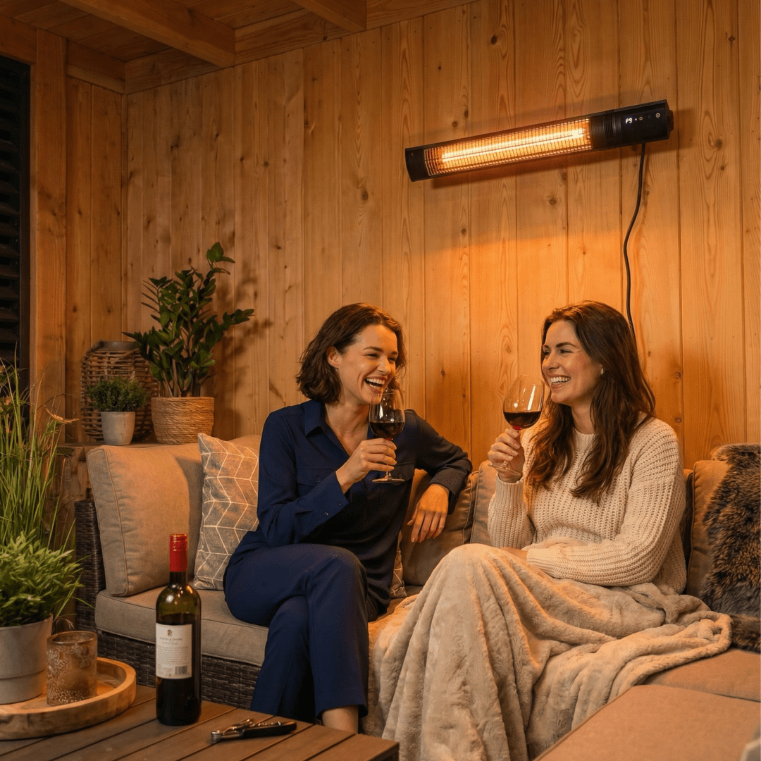 Wand terrasverwarmers - Tuinverwarming.com