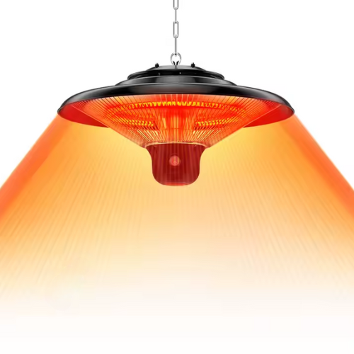 Heatix Hangende Heater Zwart 1500 Watt terrasverwarmer