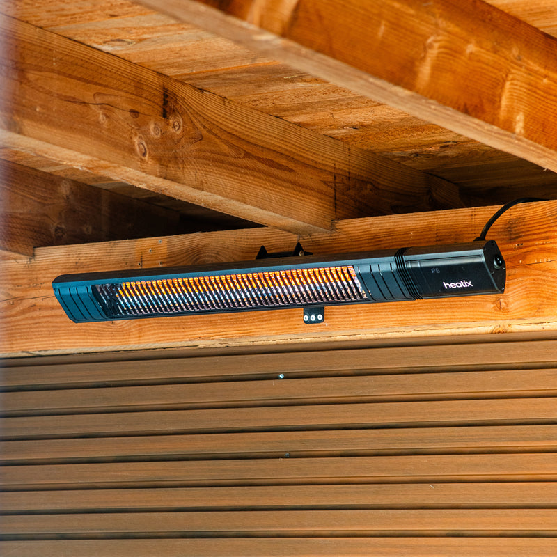 Slimme wandmodel heater, 2500W Heatix terrasverwarmer, Outdoor patio heating