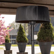 Artix Bright Staand Zwart 1500 Watt - Tuinverwarming.com