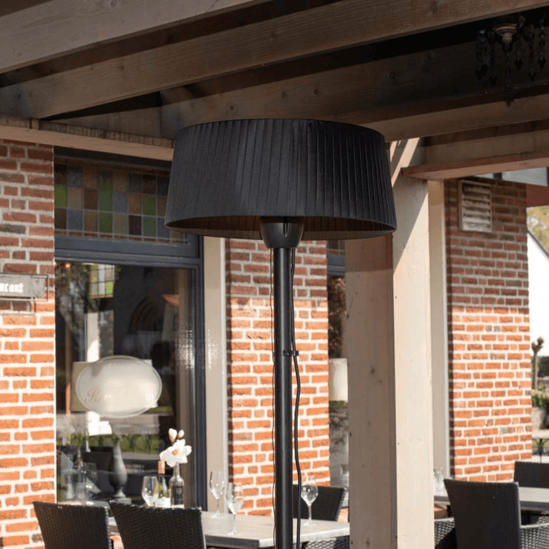 Artix Bright Staand Zwart 1500 Watt - Tuinverwarming.com