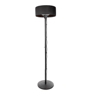 Artix Bright Staand Zwart 1500 Watt - Tuinverwarming.com