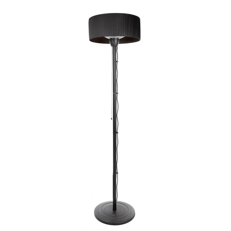 Artix Bright Staand Zwart 1500 Watt - Tuinverwarming.com