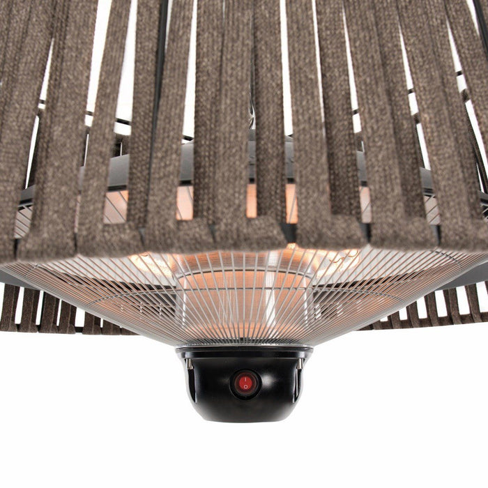 Hangende verwarmer Artix Corda 1800 W halogeen bruin