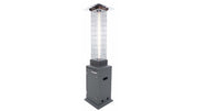 staande Sunred Atria Flame Torch grijze heater met 11000 Watt