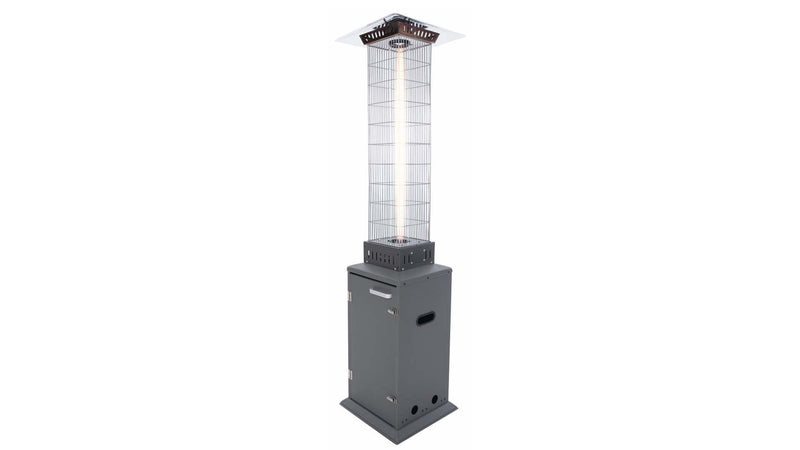 staande Sunred Atria Flame Torch grijze heater met 11000 Watt