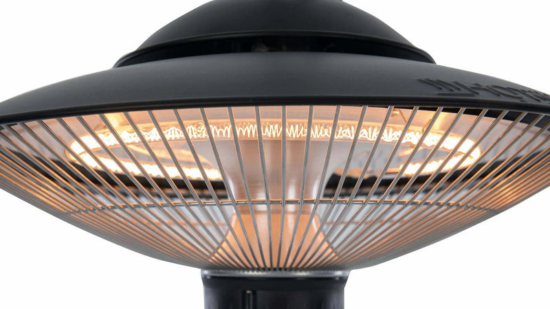infrarood licht van de Sunred Barcelona Bright Hangende zwarte heater 