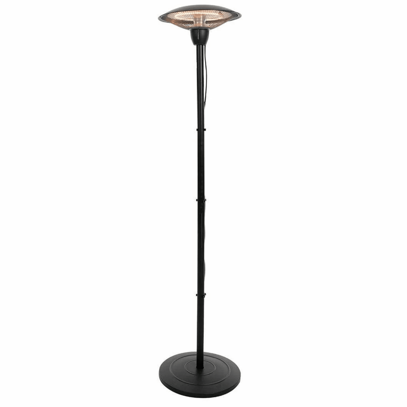 Barcelona Bright Staand Zwart 1500 Watt