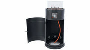 de open Sunred Bogo Flame grijze gas terrasverwarmer met 10500 Watt voor een gasfles