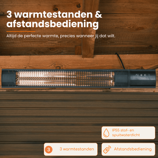 Carbon Rose Gold Heater 2000W - Tuinverwarming.com