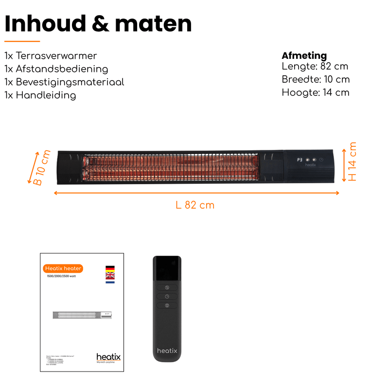 Carbon Rose Gold Heater 2500W - Tuinverwarming.com