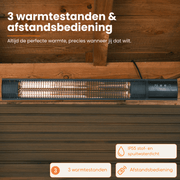 Carbon Rose Gold Heater 2500W - Tuinverwarming.com
