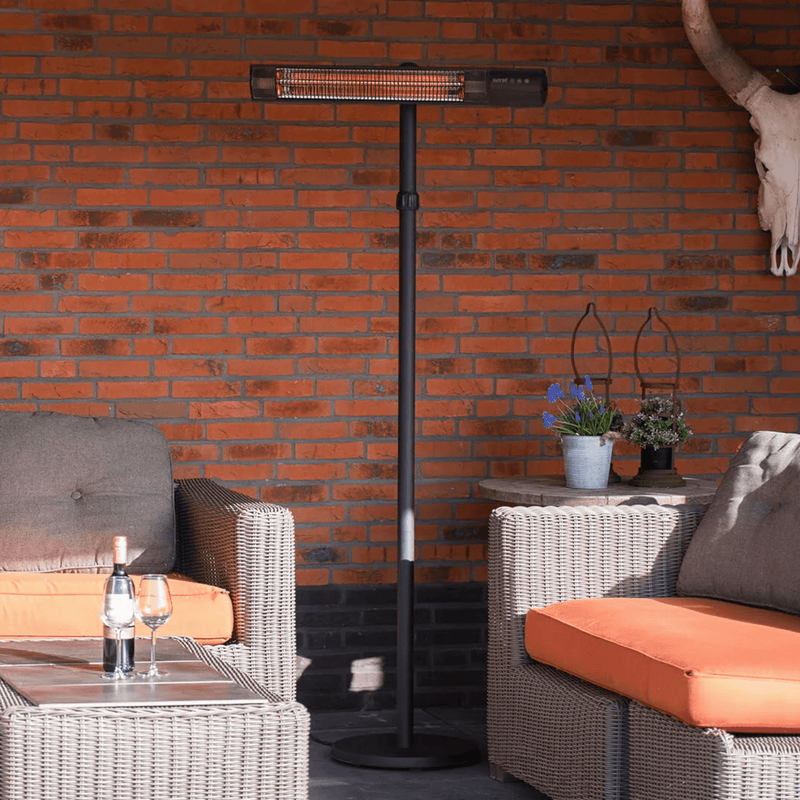 Dark Staand Zwart 2500 Watt - Tuinverwarming.com