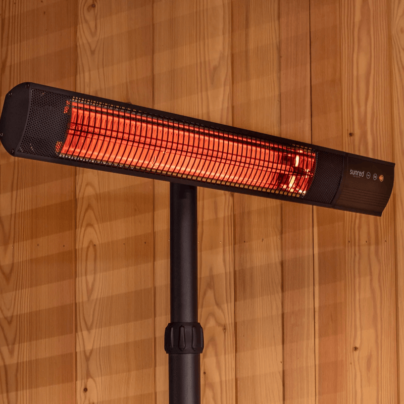 Dark Staand Zwart 2500 Watt - Tuinverwarming.com