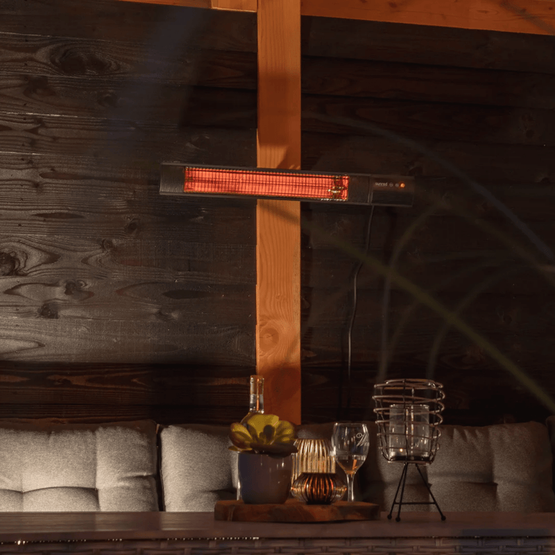 Dark Wandmodel Zwart 1500 Watt - Tuinverwarming.com