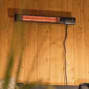 Dark Wandmodel Zwart 1500 Watt - Tuinverwarming.com