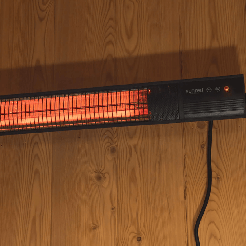 Dark Wandmodel Zwart 1500 Watt - Tuinverwarming.com
