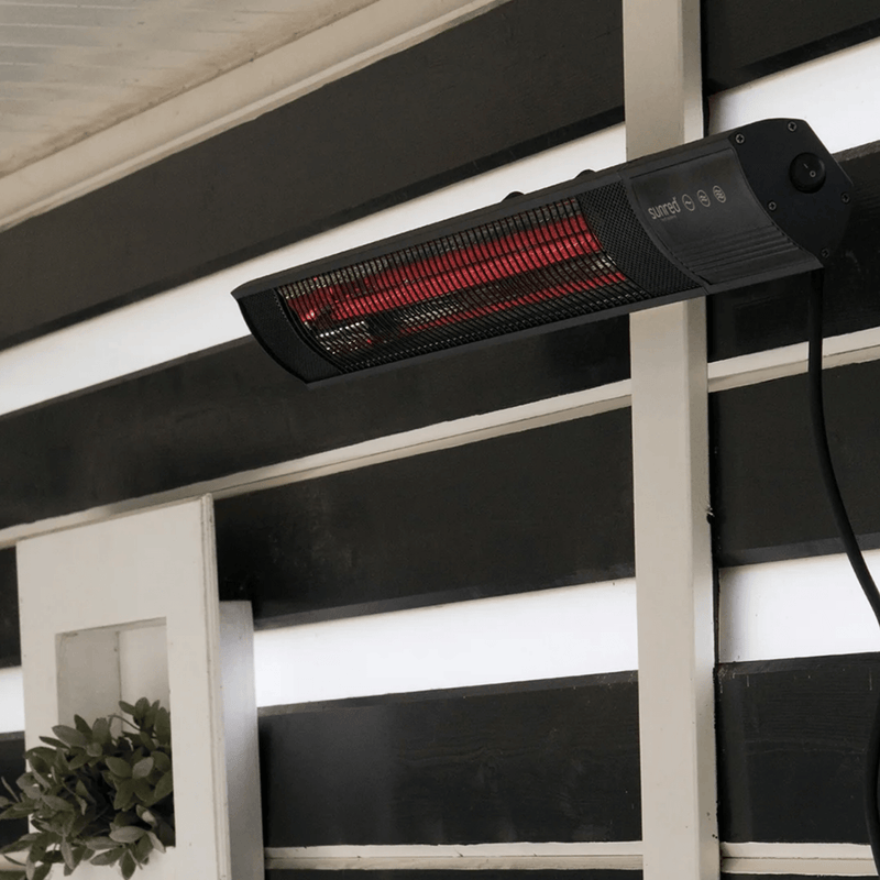 Dark Wandmodel Zwart 1500 Watt - Tuinverwarming.com