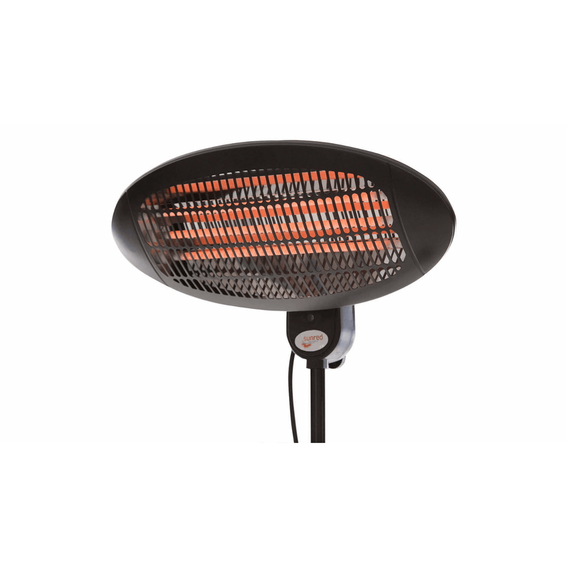 Elektra Quartz Staand Zwart 2000 Watt - Tuinverwarming.com