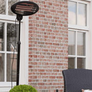 Elektra Quartz Staand Zwart 2000 Watt - Tuinverwarming.com