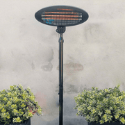 Elektra Quartz Staand Zwart 2000 Watt - Tuinverwarming.com