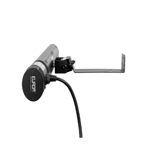 zijkant van de sfeervolle Eurom Golden 1500 Slim terrasverwarmer of heater