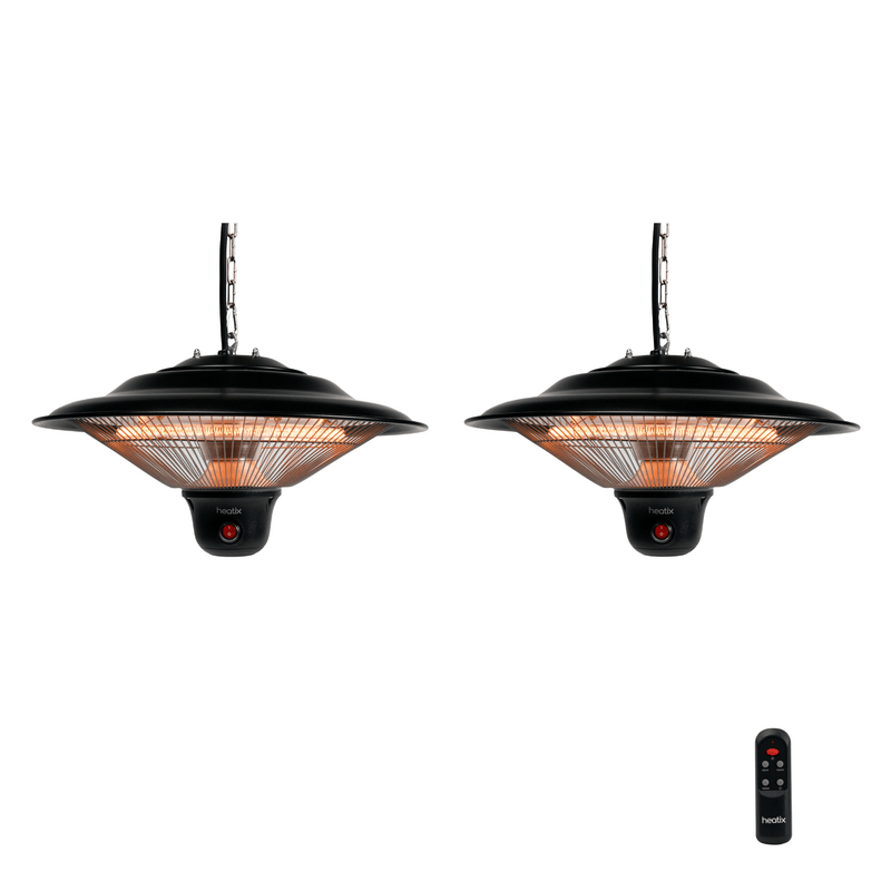 Hangende Heater 1500W - Heatix Terrasverwarmer 2 stuks