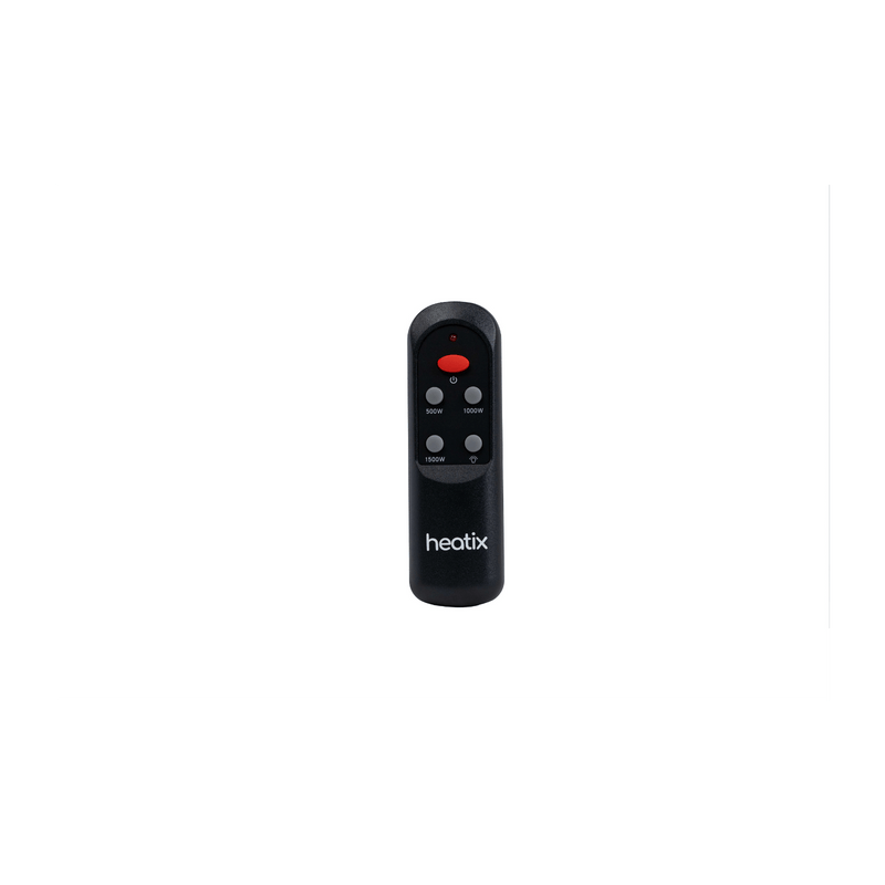 Handige afstandsbediening voor de Zwarte hangende Heatix terrasverwarmer of heater met 1500 Watt