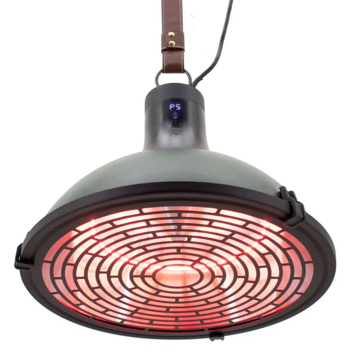 infrarood licht van de Sunred roségoud groene Indus Ultra Jade Smart Heater met 2100 Watt