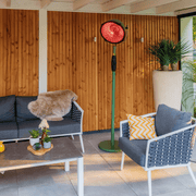 Heater Indus Ultra Jade Smart staand 2100 W roségoud groen Sunred - Tuinverwarming.com