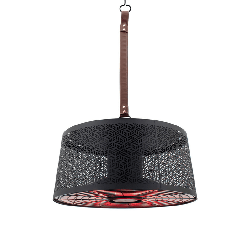 Heater Moderna Artix Ultra Smart hangend 2000 W roségoud zwart Sunred - Tuinverwarming.com