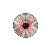 Heater Moderna Artix Ultra Smart hangend 2000 W roségoud zwart Sunred - Tuinverwarming.com