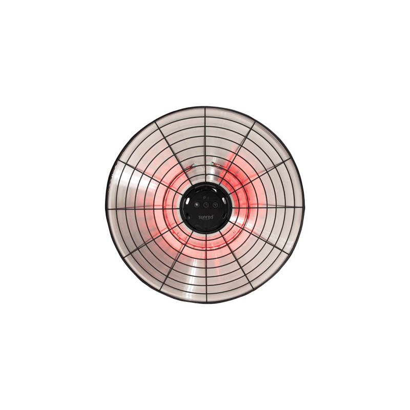 Heater Moderna Artix Ultra Smart hangend 2000 W roségoud zwart Sunred - Tuinverwarming.com