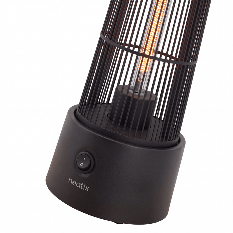 Heatix Torch Staande Terrasverwarmer 1200W - Tuinverwarming.com