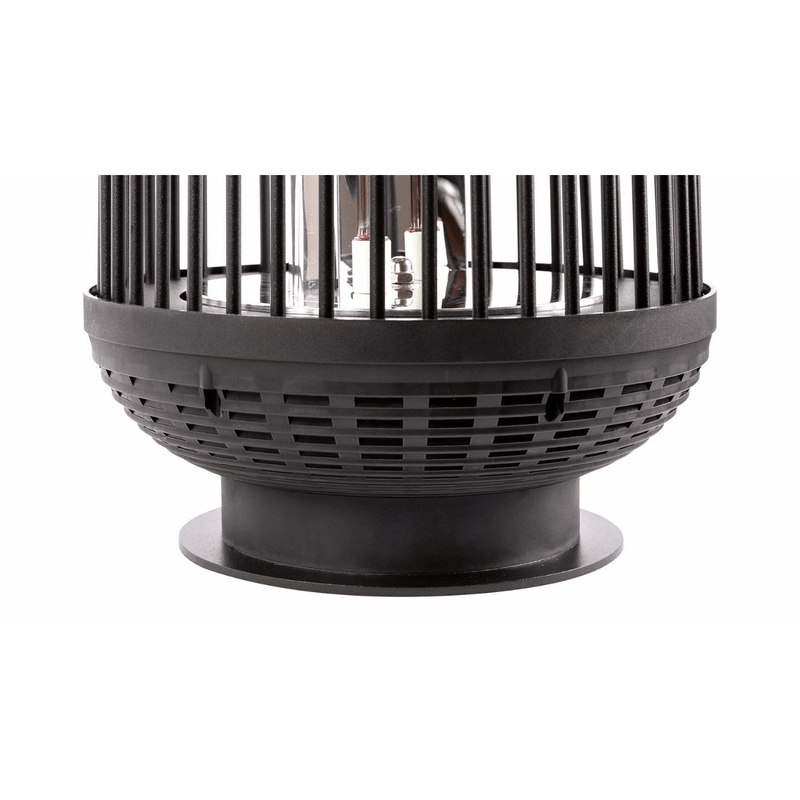 Indox Dark Tafelmodel Zwart 1200 Watt - Tuinverwarming.com