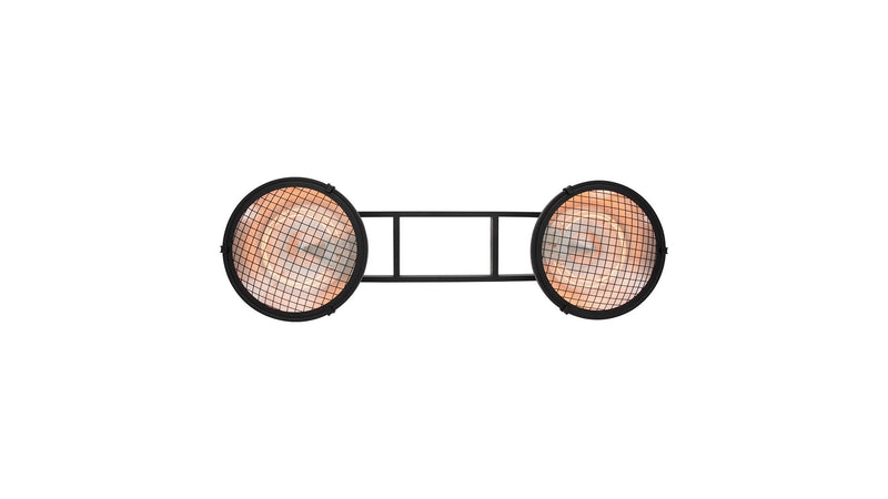 Sunred Indus Bright hangende zwarte heater met 3000 Watt