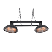 Indus Bright Hangend Zwart 3000 Watt - Tuinverwarming.com