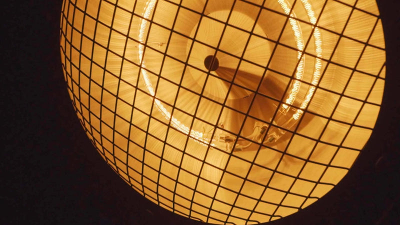 infrarood licht van Sunred Indus Bright staande zwarte heater met 2100 Watt