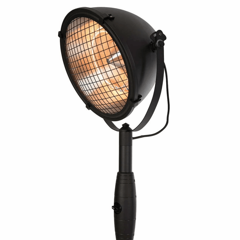 Indus Bright Staand Zwart 2100 Watt - Tuinverwarming.com