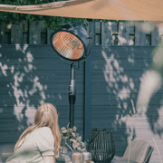 Indus Bright Staand Zwart 2100 Watt - Tuinverwarming.com