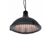 Indus II Bright Hangend Zwart 2100 Watt - Tuinverwarming.com