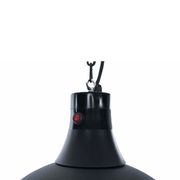 Indus II Bright Hangend Zwart 2100 Watt - Tuinverwarming.com