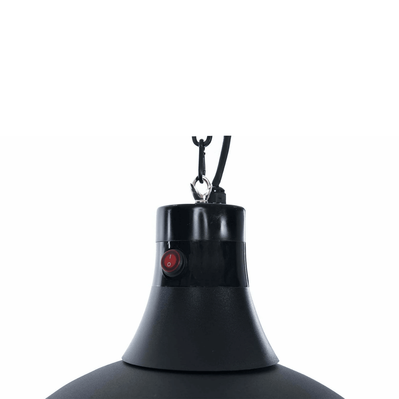 Indus II Bright Hangend Zwart 2100 Watt - Tuinverwarming.com